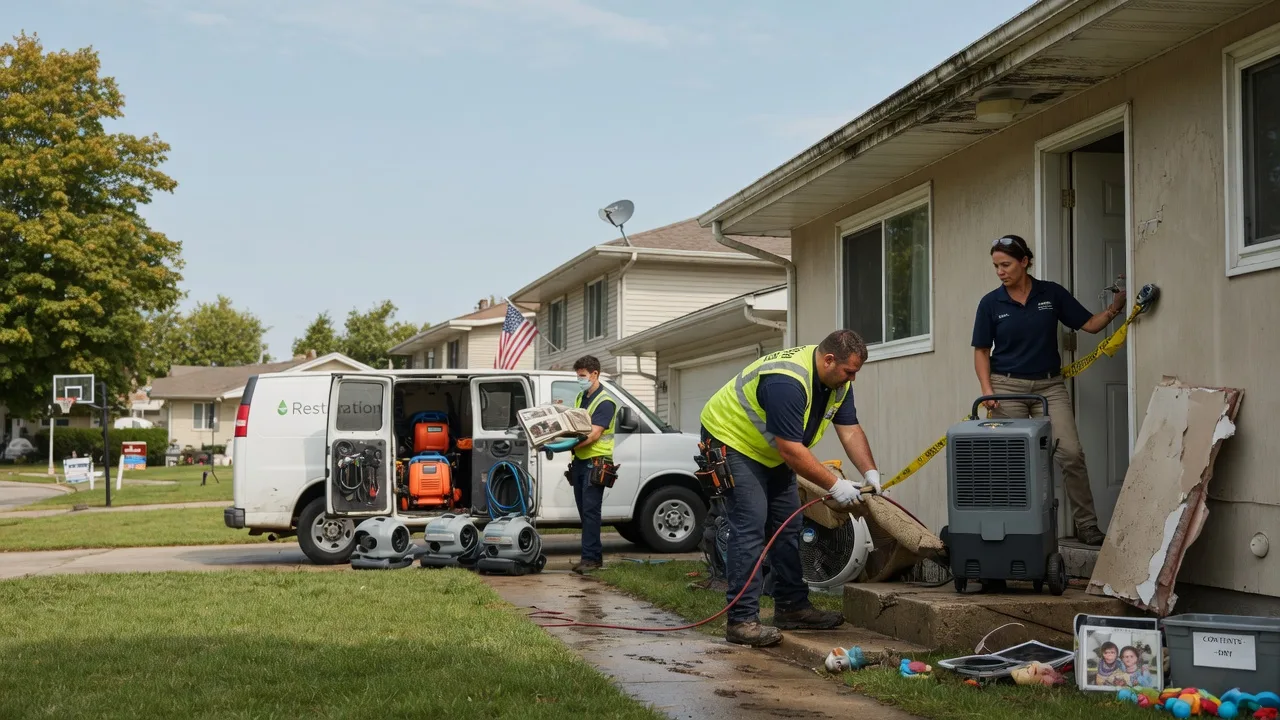 Water Damage Restoration in Brook, IN near me
